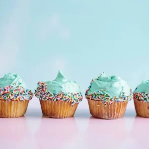 Cupcakes de vainilla (4 uds)