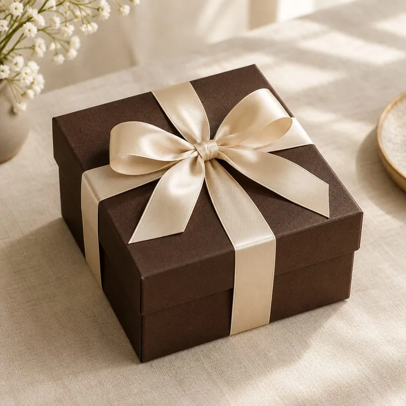 Caja regalo con lazo · Nourette